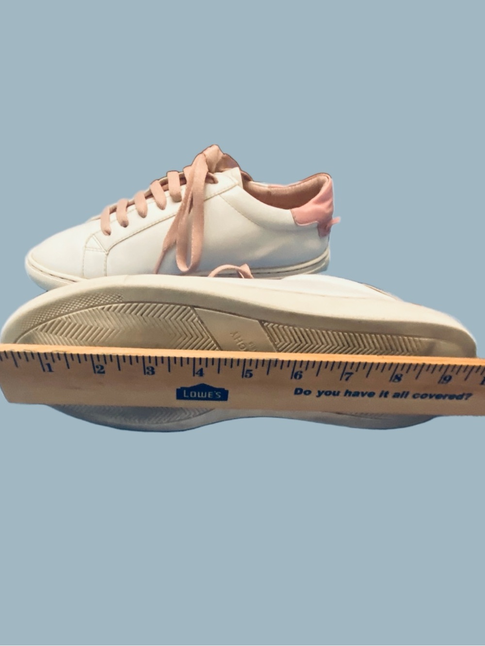 Givenchy White & Pink Calf Skin Leather Sneakers Urban Street Knots Size 7 - Picture 8 of 14